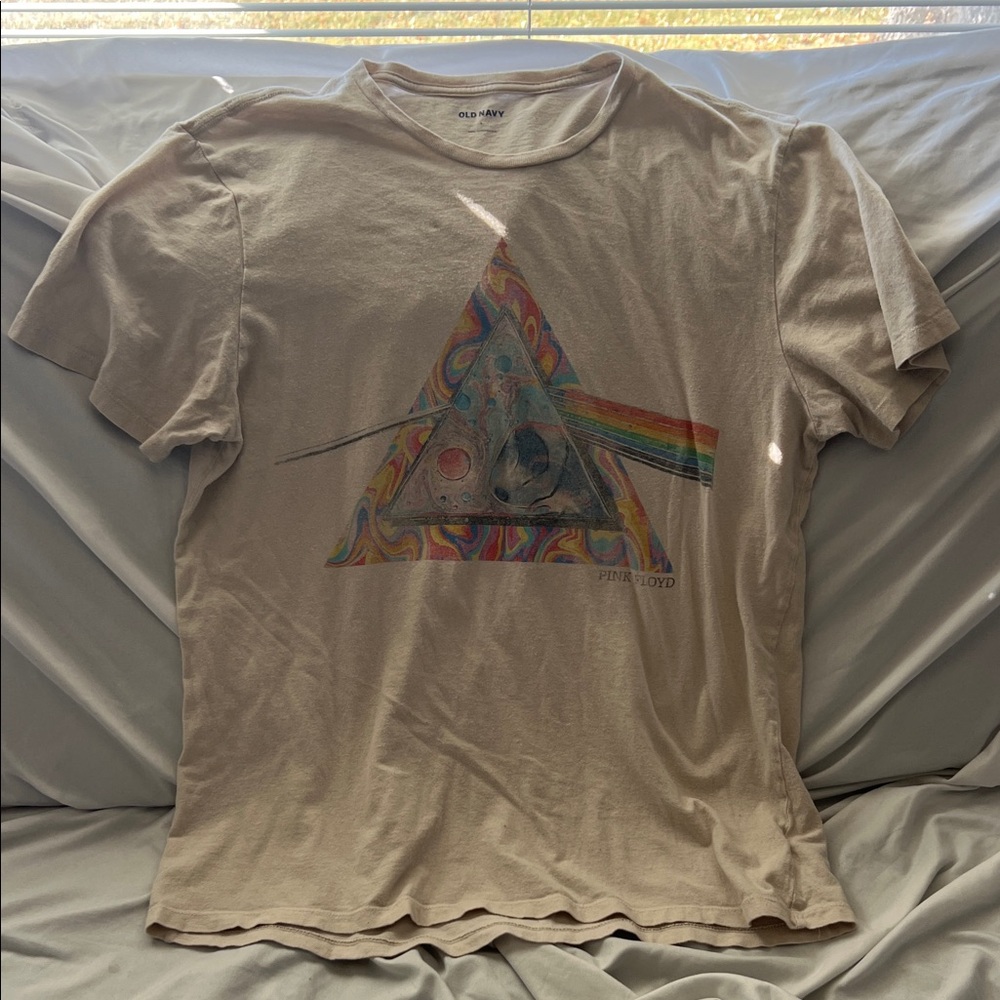 Old Navy Beige Graphic Tee